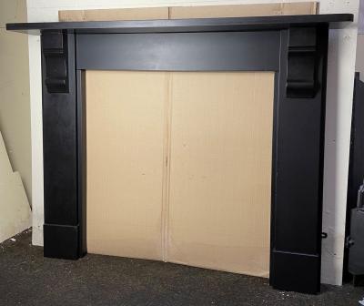 Antique Edwardian Slate Fire Surround 